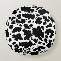 Impression moderne de la peau de vache noire