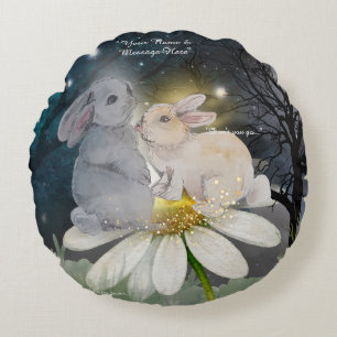 Coussins Ronds Impression "Pipa & Marlow" de Boganhues