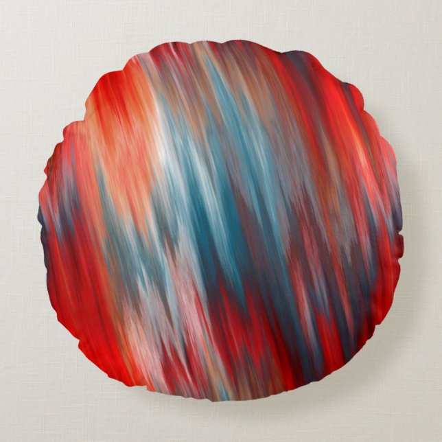 Coussins Ronds Incendie autochtone (Devant)