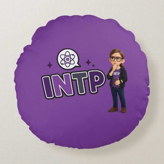 Coussins Ronds INTP — A Mente Investigadora (Devant)