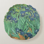 Coussins Ronds Iris de Vincent van Gogh |, 1889<br><div class="desc">Iris,  1889 % pipe% par emplacement d'art de Vincent van Gogh | : Musée de J. Paul Getty,  nombre de collection néerlandais d'image de l'artiste | de Los Angeles,  Etats-Unis | : BAL40070</div>