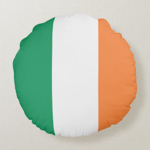 Coussins Ronds Irlande National Flag, standard irlandais, bannièr