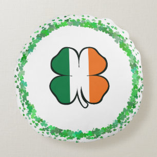 Coussins Ronds Irlande Saint Patrick's Day