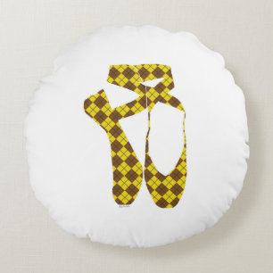 Coussins Ronds Jacquard Ballet Team Pointe