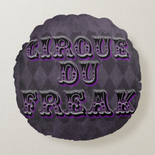 Coussins Ronds Jacquard gothique Cirque Du Freak
