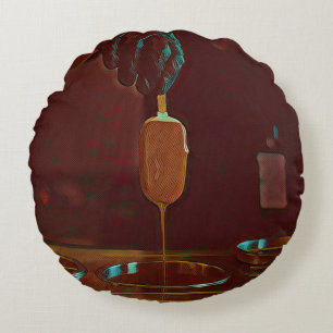 Coussins Ronds J'adore la glace popsicle