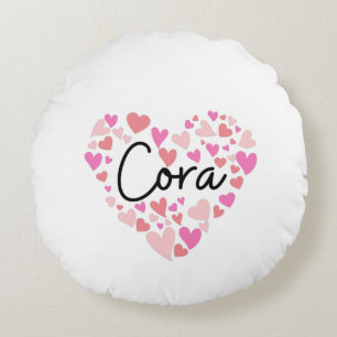 Coussins Ronds J'aime Cora