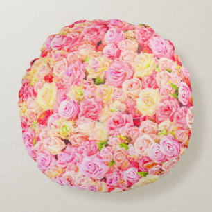 Coussins Ronds Jardin de roses