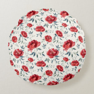 Coussins Ronds Jardin radieux de motif de confiance