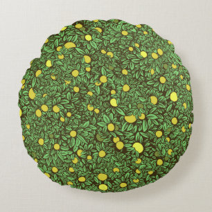 Coussins Ronds Jardin riche en fruits verts