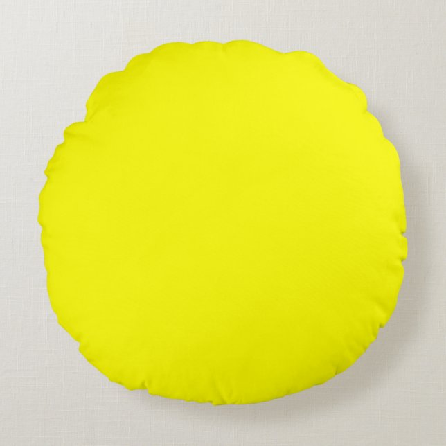 Coussins Ronds jaune (Devant)