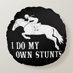 Coussins Ronds Je Suis Propre Stunts Cheval Équitation