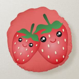 Coussins Ronds Je t'aime baie mignonne beaucoup de fruit de