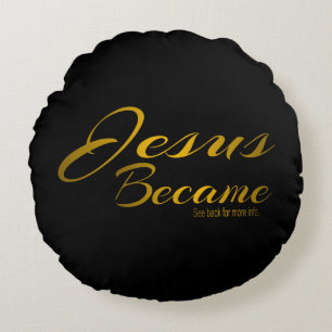 Coussins Ronds Jésus devint