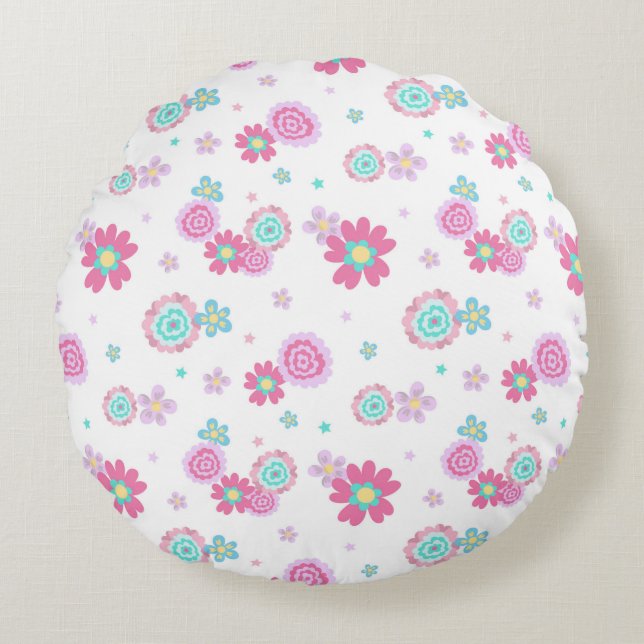 Coussins Ronds Jeu d'oreiller (16 pouces) (Devant)