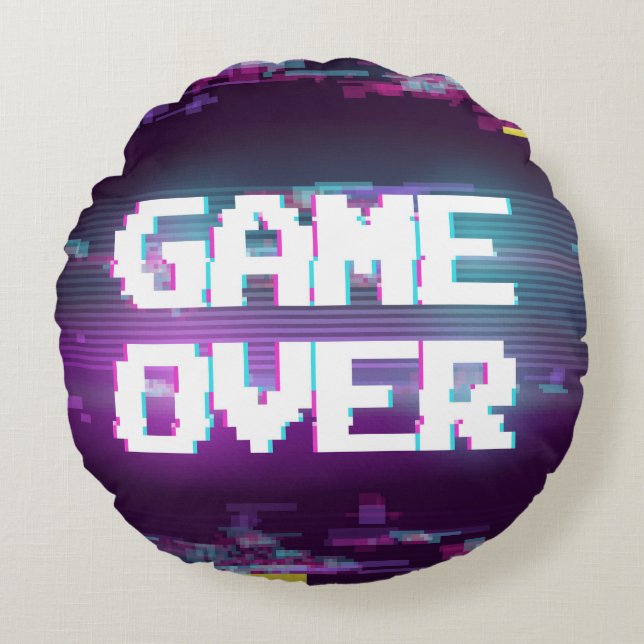 Coussins Ronds Jeu sur concept, effet de pépin. (Devant)