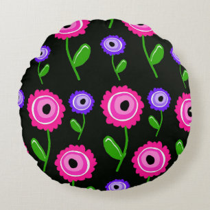 Coussins Ronds Jeune floral