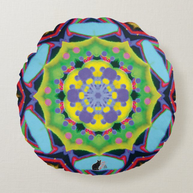 Coussins Ronds Jinx Kaleidoscope (Devant)