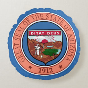 Coussins Ronds Joint d'état de l'Arizona
