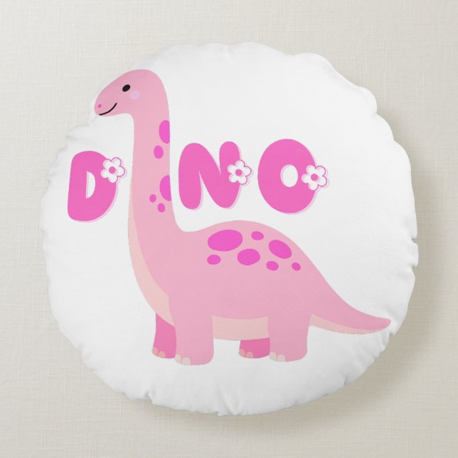 Coussins Ronds Joli dinosaure 🦕  (Devant)