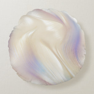 Coussins Ronds Joli Elégant Pearl Aqua bleu violet torse