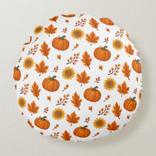 Coussins Ronds Joli et cosy Moisson d'Automne