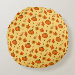 Coussins Ronds Joli et cosy Récolte d'Automne