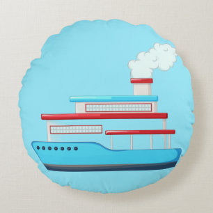 Coussins Ronds Joli Oreiller Rond de Bateau de Croisière de Dessi