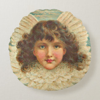 Coussins Ronds jolie impression d'ange victorien
