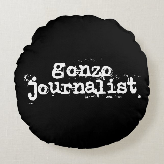 Coussins Ronds Journaliste Gonzo (Devant)