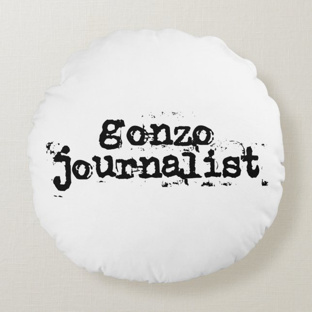 Coussins Ronds Journaliste Gonzo (Devant)