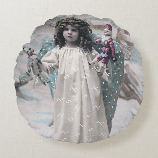 Coussins Ronds Joyeux Noel (Devant)