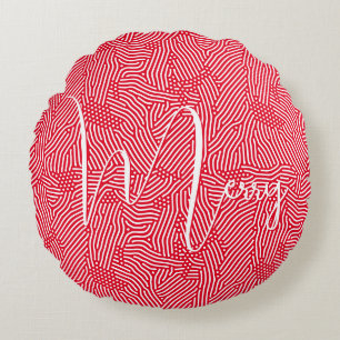 Coussins Ronds Joyeux Noël