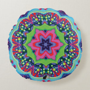 Coussins Ronds Kaleidoscope