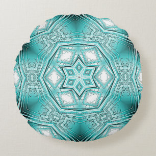 Coussins Ronds Kaleidoscope arctique