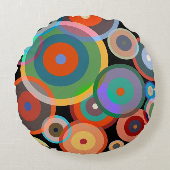 Coussins Ronds Kandinsky n° 4 (Devant)