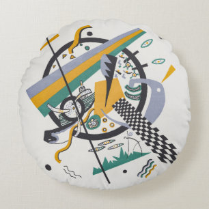 Coussins Ronds Kandinsky Petits Mondes IV Art Abstrait