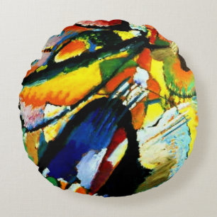 Coussins Ronds Kandinsky - Un ange du jugement Dernier