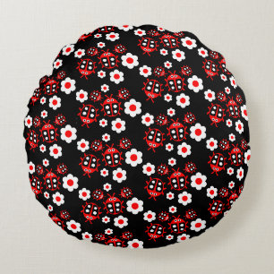 Coussins Ronds Kids coccinelle