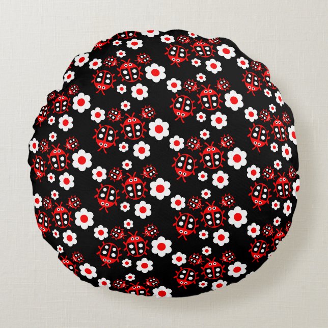 Coussins Ronds Kids coccinelle  (Devant)