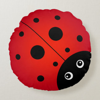 Coussins Ronds KiniArt Ladybug