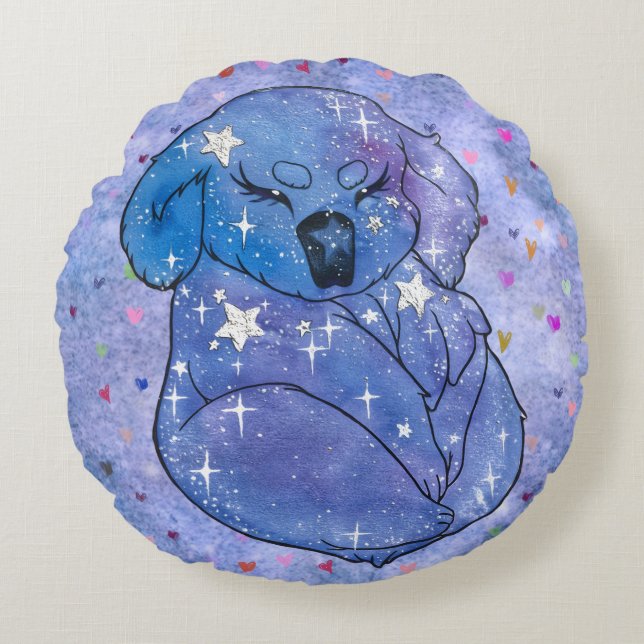 Coussins Ronds Koala nomme Sept (Devant)