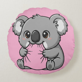 Coussins Ronds Koala pilow design