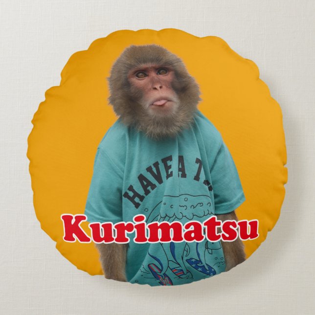 Coussins Ronds Kurimatsu cushion.くり松クッション (Devant)