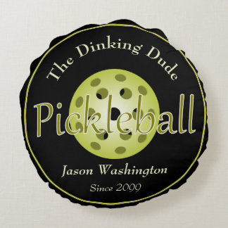 Coussins Ronds La Balle de Pickleball du type Dinking Dude