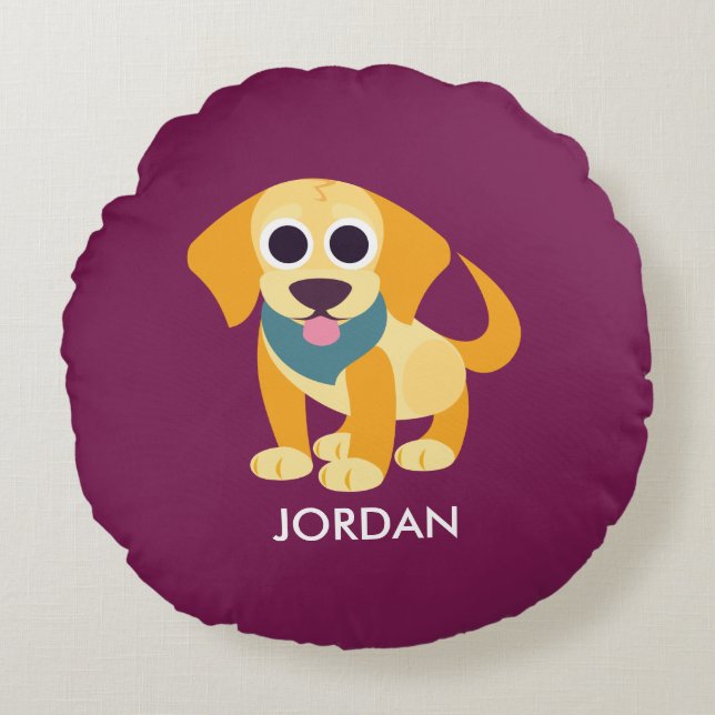Coussins Ronds La BO le chien (Devant)