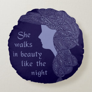 Coussins Ronds La Dame de Byron