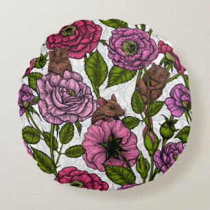 Coussins Ronds La fête des souris