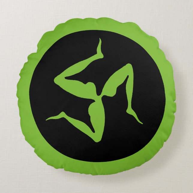 Coussins Ronds La Grèce : Triskelion (Devant)