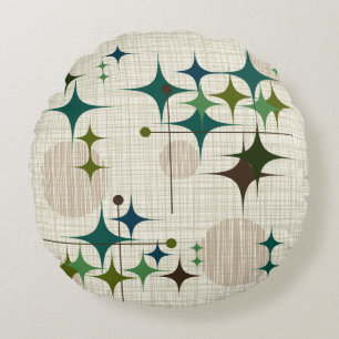 Coussins Ronds La moitié du siècle Starbursts moderne et globes